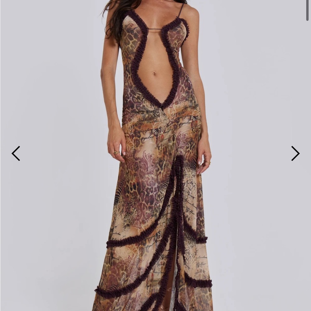 Fatale Maxi Dress in Sunrose